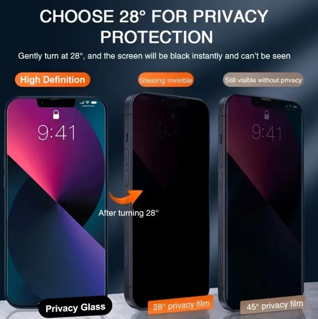 4 Pack Tempered Glass Screen Protector For iPhone 16 Pro Max