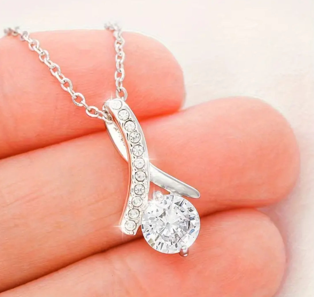 2 Piece 925 Sterling Silver Set Elegant Moissanite Pendant Necklace & Fashionable Earrings Exquisite Luxury Design