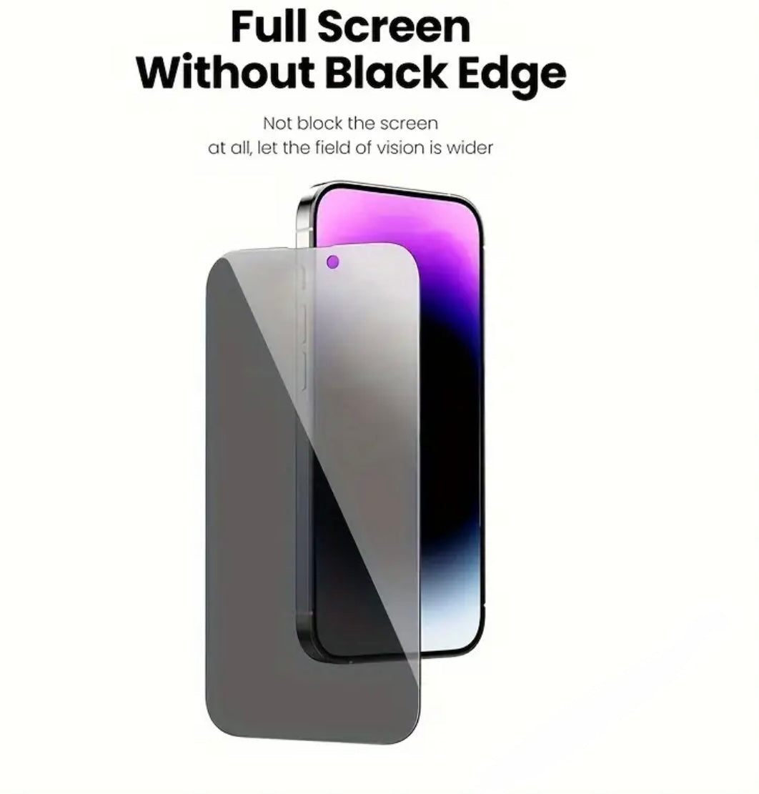 2 pcs Privacy Screen Protector Tempered Glass for iPhone 14 Pro Max