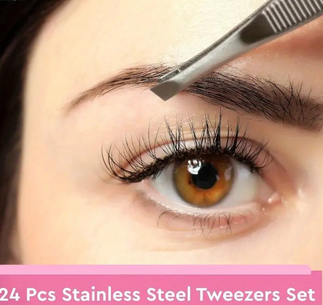 1 pair Multi - use Stainless Steel Tweezers - EmporiumDepot