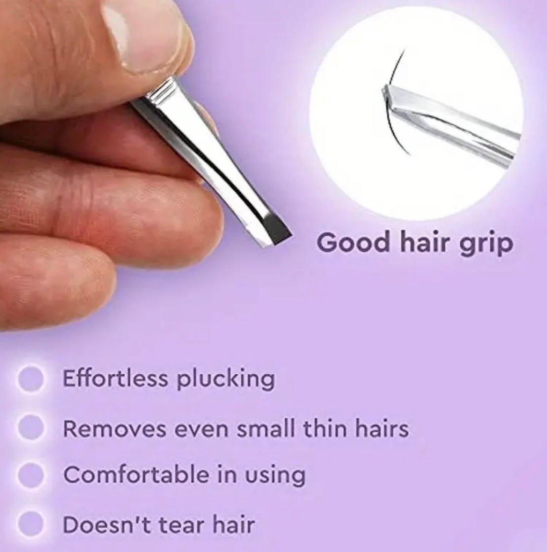 1 pair Multi - use Stainless Steel Tweezers - EmporiumDepot