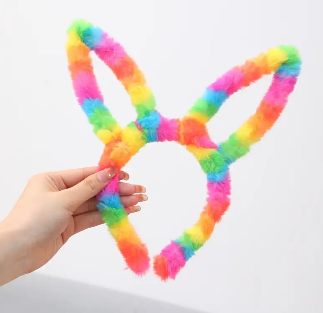 1 Pc Cute Colorful Bunny Ears - EmporiumDepot