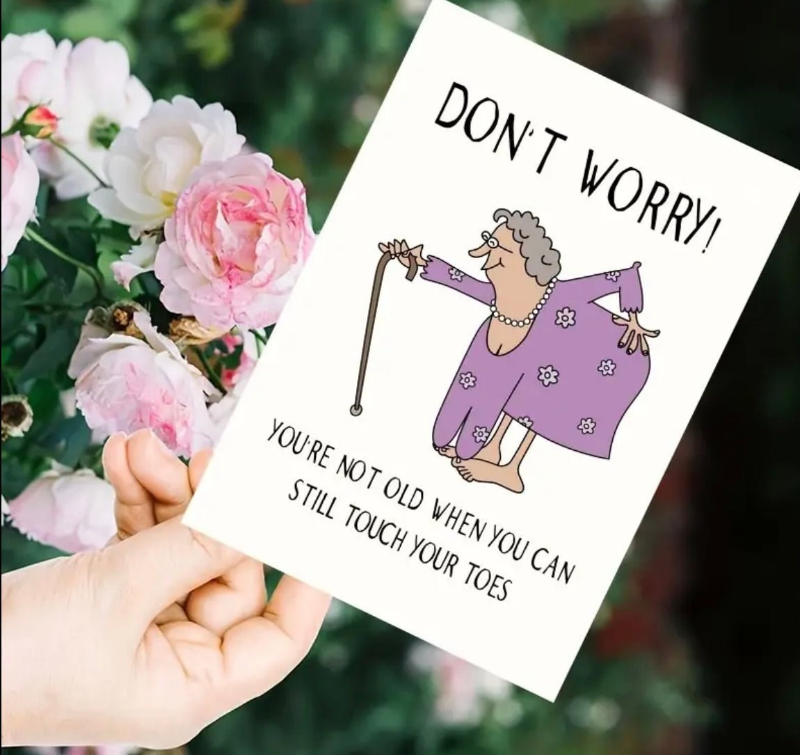 1 pc Funny Birthday Card for Older Adults - EmporiumDepot