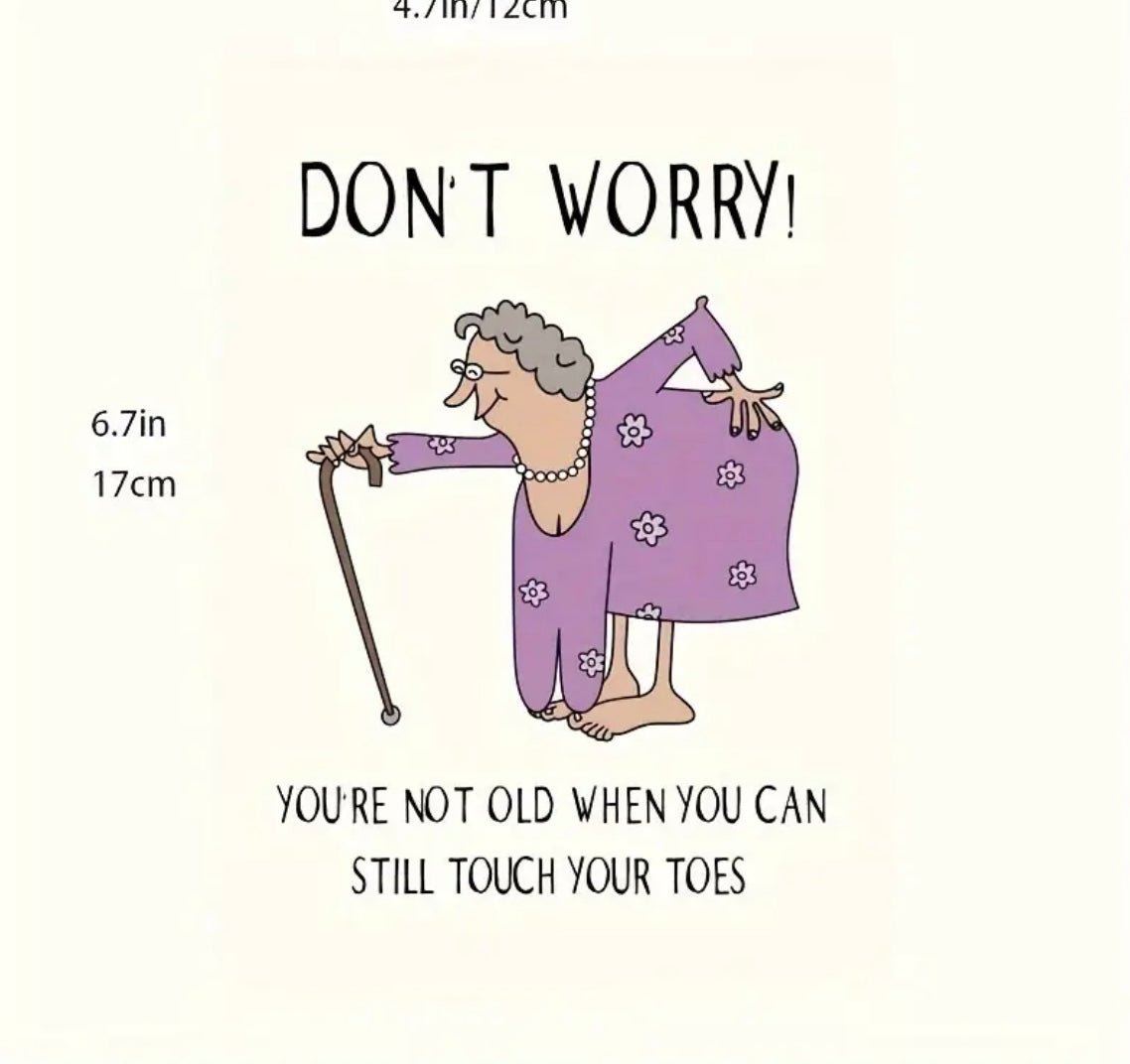 1 pc Funny Birthday Card for Older Adults - EmporiumDepot