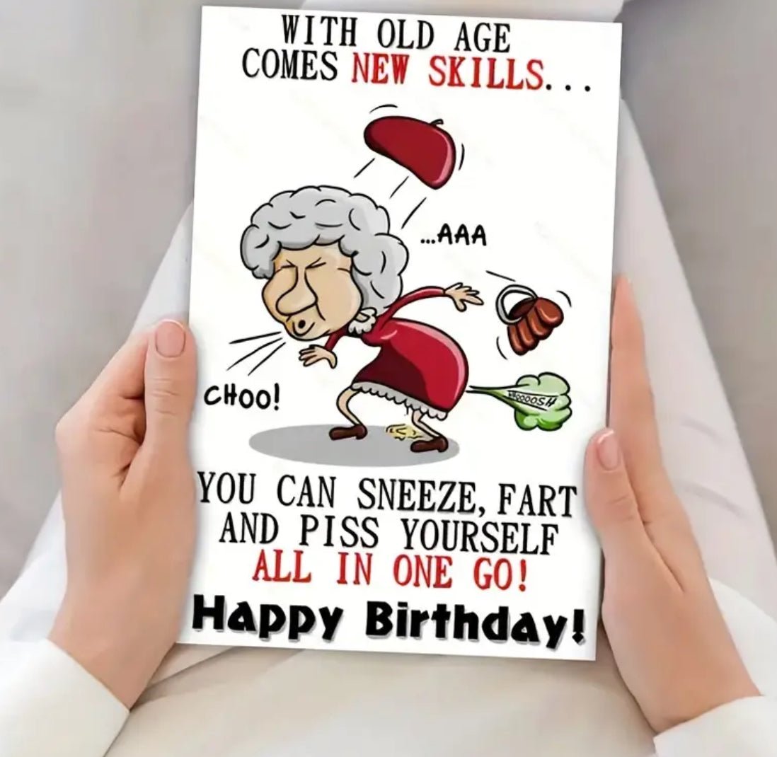1 pc Funny Birthday Card For Women - EmporiumDepot