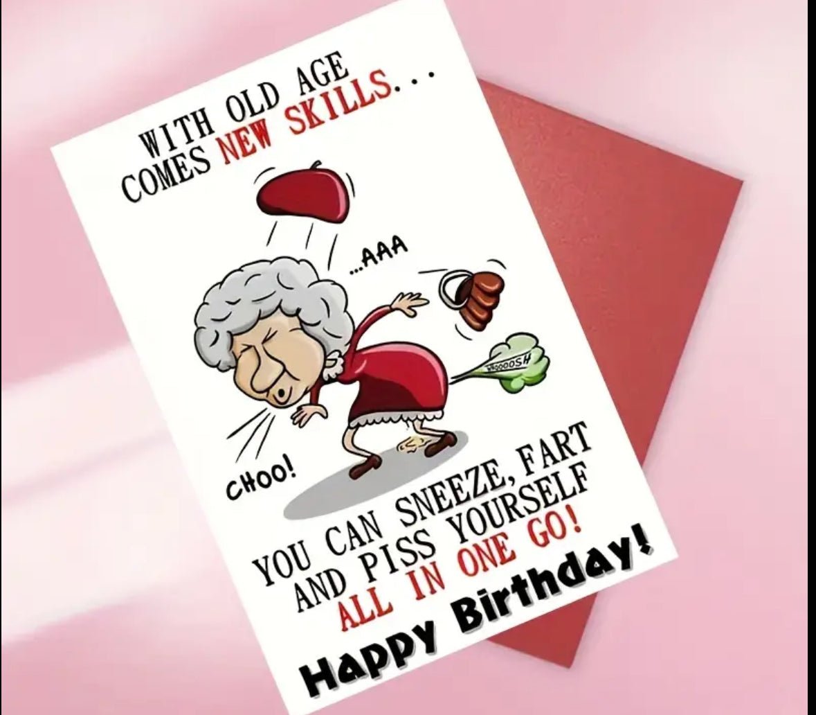 1 pc Funny Birthday Card For Women - EmporiumDepot