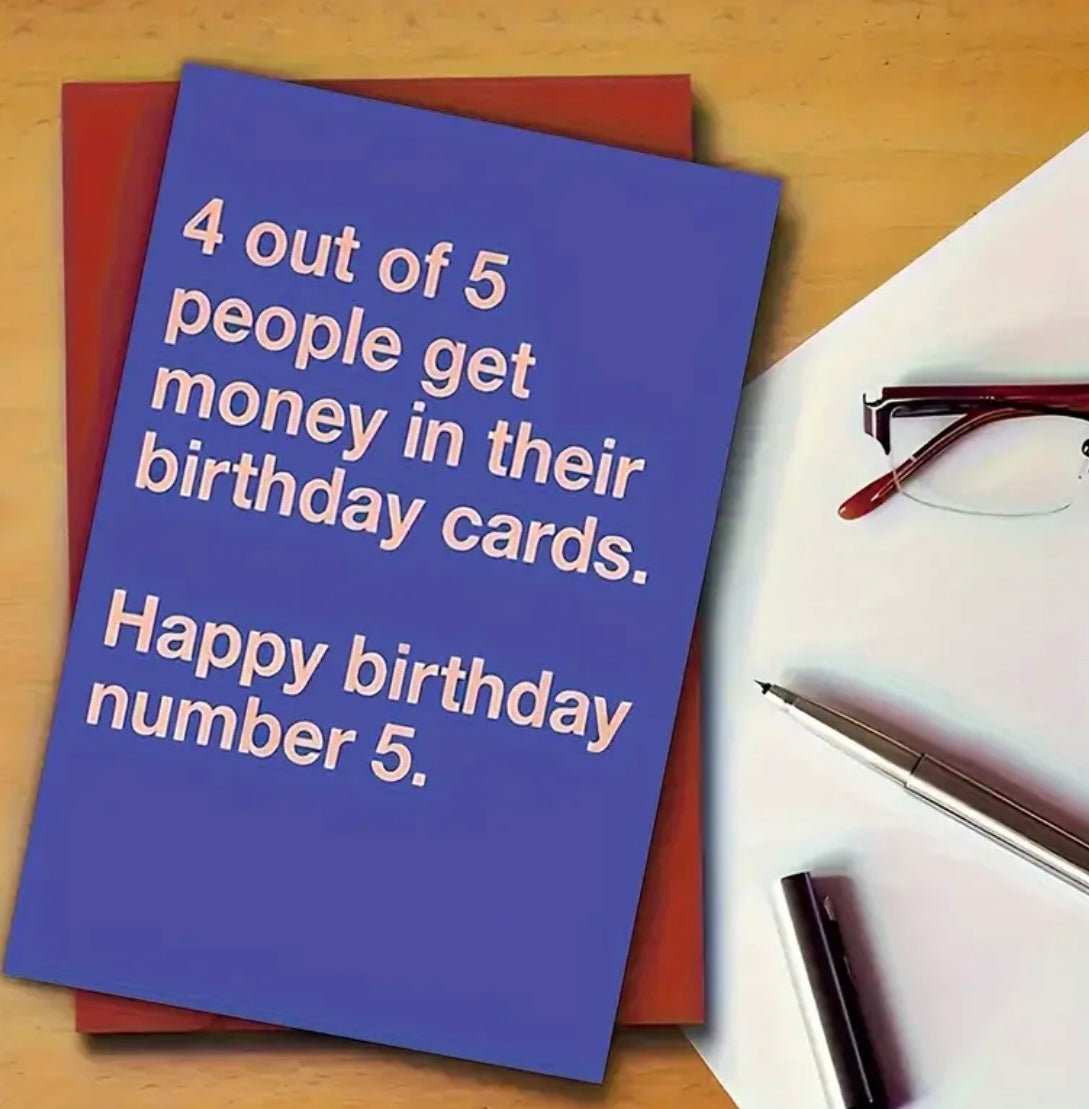 1 pc Funny Gift Card - EmporiumDepot