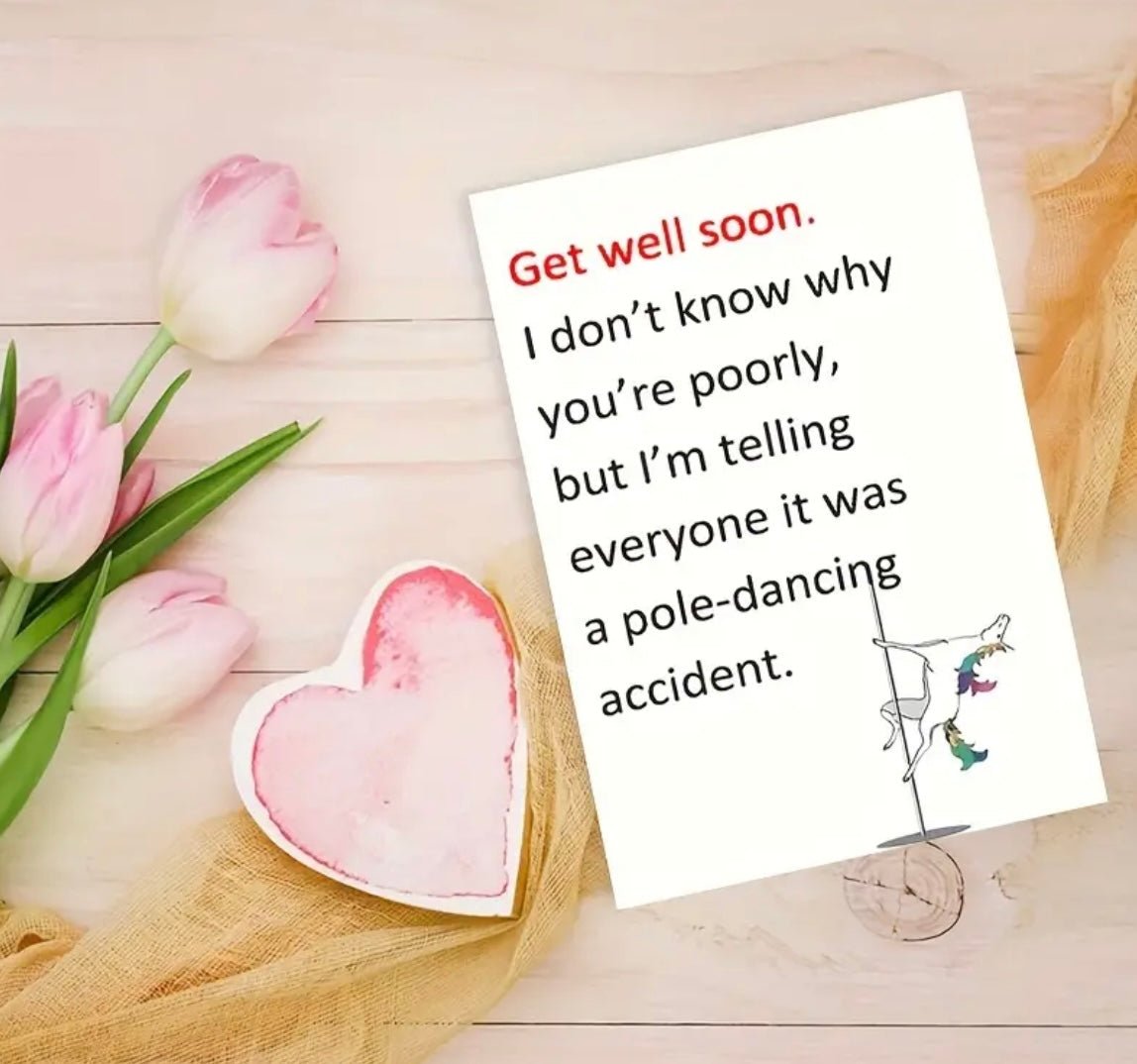 1 pc Get Well Soon Card - EmporiumDepot