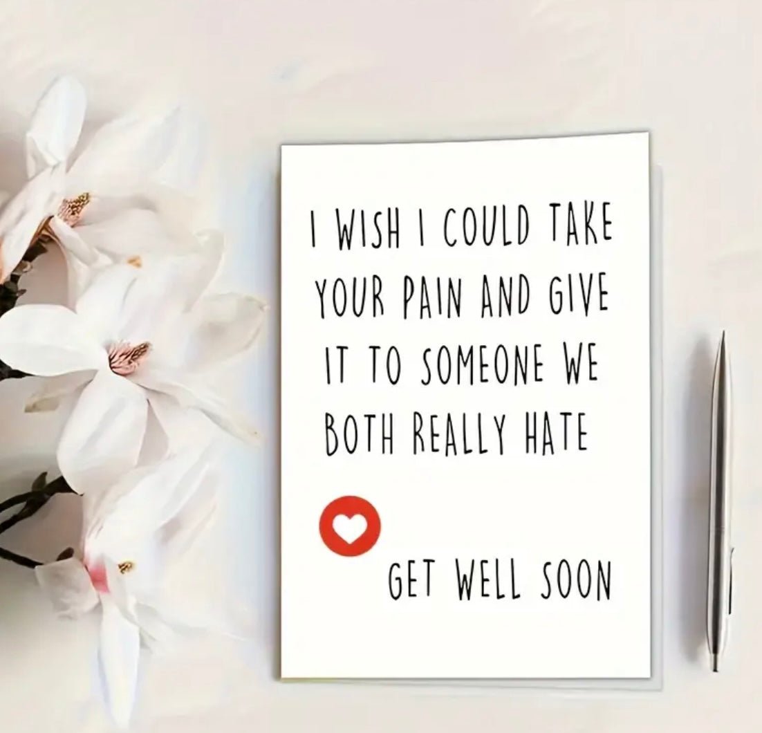 1 pc Get Well Soon Greeting Gift Card - EmporiumDepot