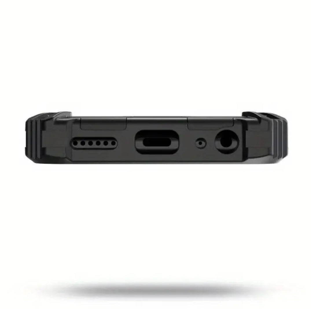 Galaxy A03s Deep Blue Color Sturdy Hybrid Protector Cover With Stand