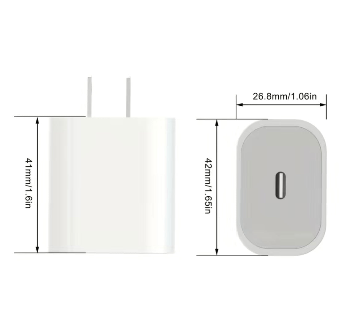 Fast Charger For iPhones Type C to Type C