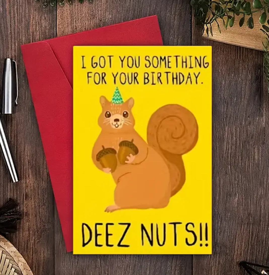 Funny Happy Birthday Card Great Gift