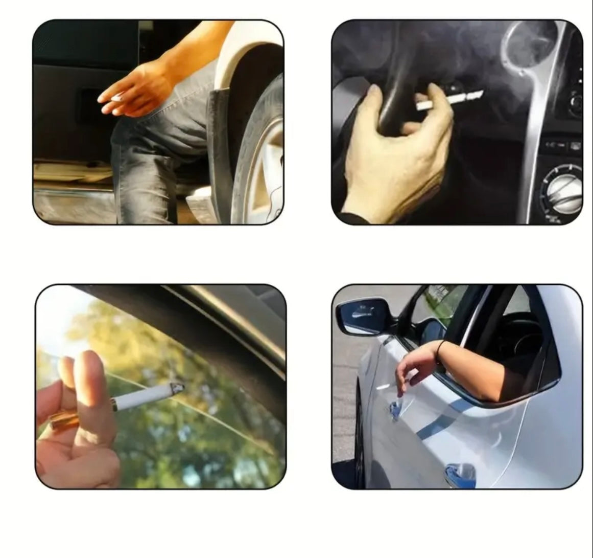 Glow In The Dark Car Ashtray Cigarette Extinguishing Portable Ashtray 1 pc Random Color