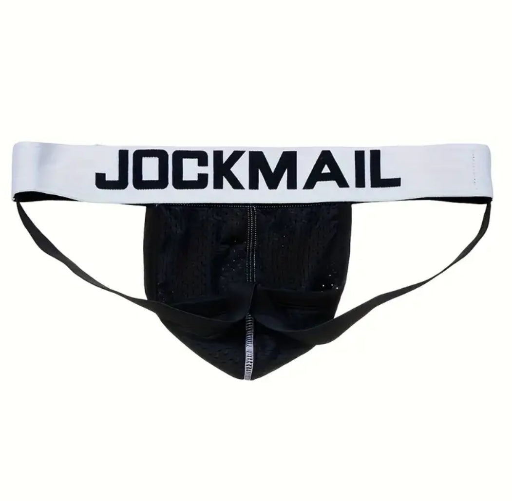JOCKMAIL Men’s Low Rise Breathable Mesh Underwear stretchy jockstrap
