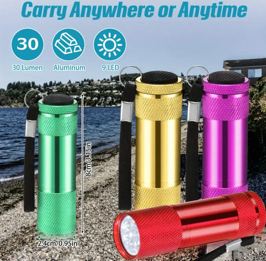 Mini Flashlight Bright Aluminum Handheld Flashlight With Lanyard