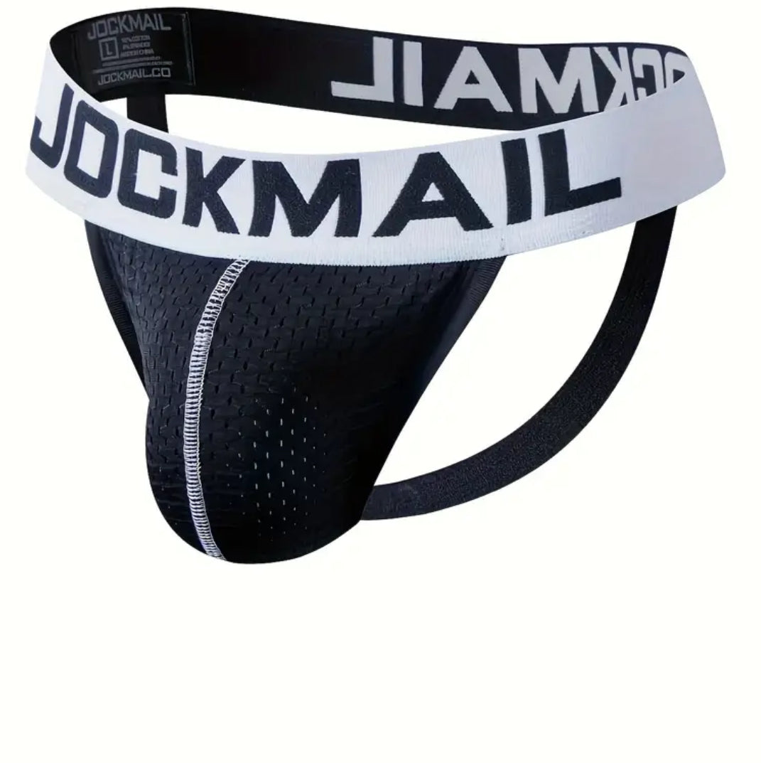 JOCKMAIL Men’s Low Rise Breathable Mesh Underwear stretchy jockstrap