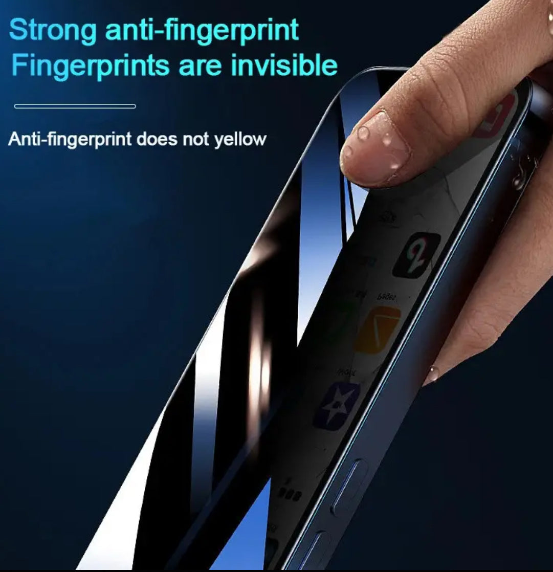 4 Pack Full Cover Privacy Protection Screen Protector For iPhone 16 Pro Max