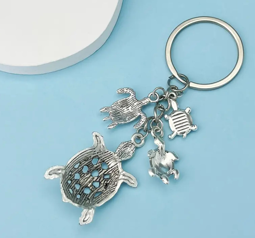 Cute Sea Turtle Keychain With more Accessories