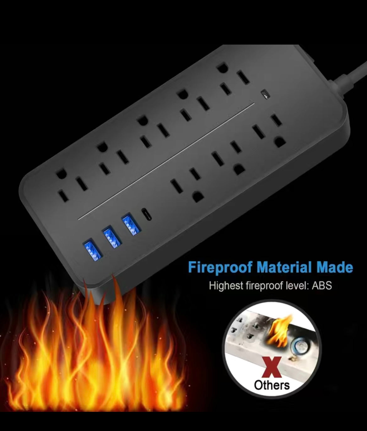 12 in 1 Surge Protector & Power Strip