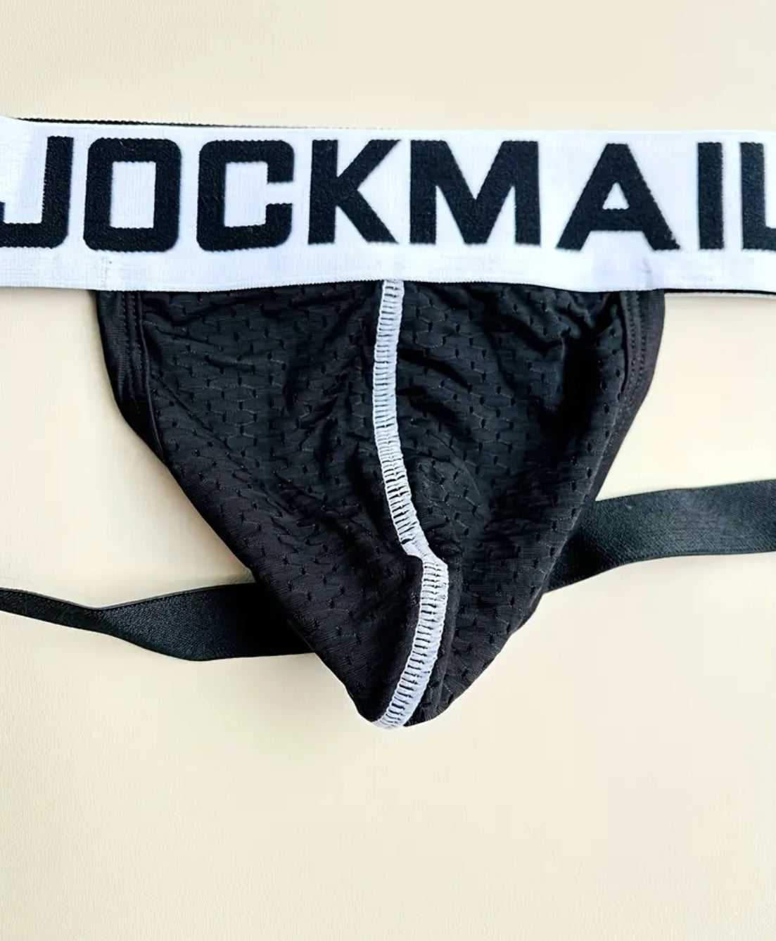 JOCKMAIL Men’s Low Rise Breathable Mesh Underwear stretchy jockstrap