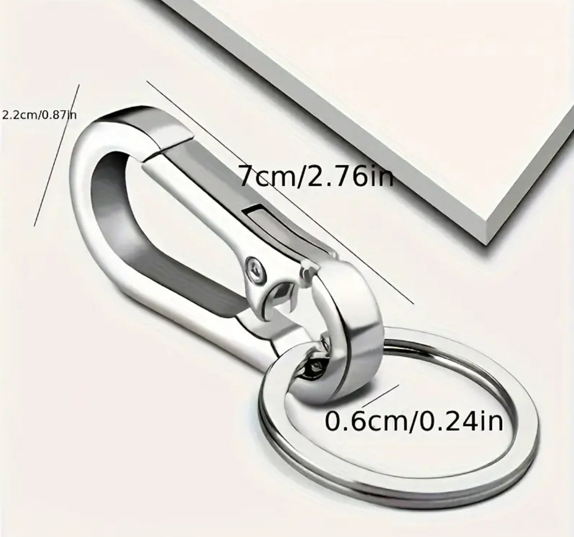Premium Metal Key Ring Keychain Ring Holder Organizer