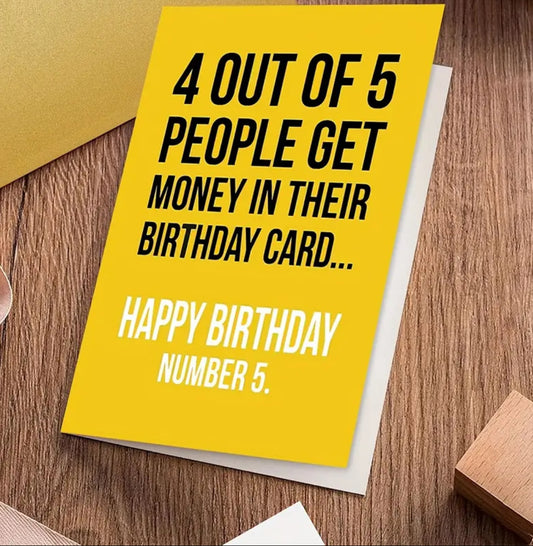 Funny Birthday Card Prank Great Gift