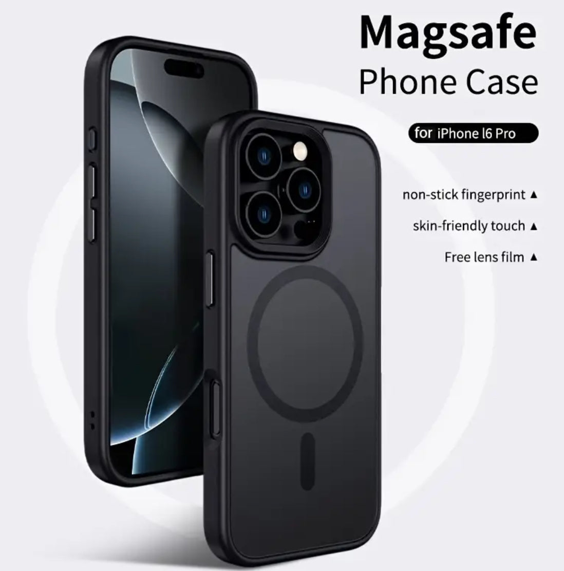 New 2025 iPhone 16 Pro Back Cover Shockproof Phone Case