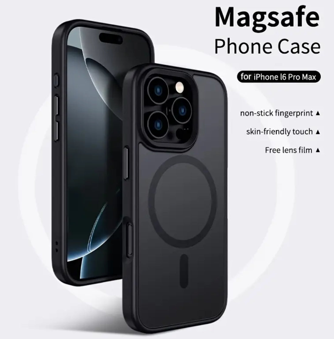 New 2025 iPhone 16 Pro Back Cover Shockproof Phone Case