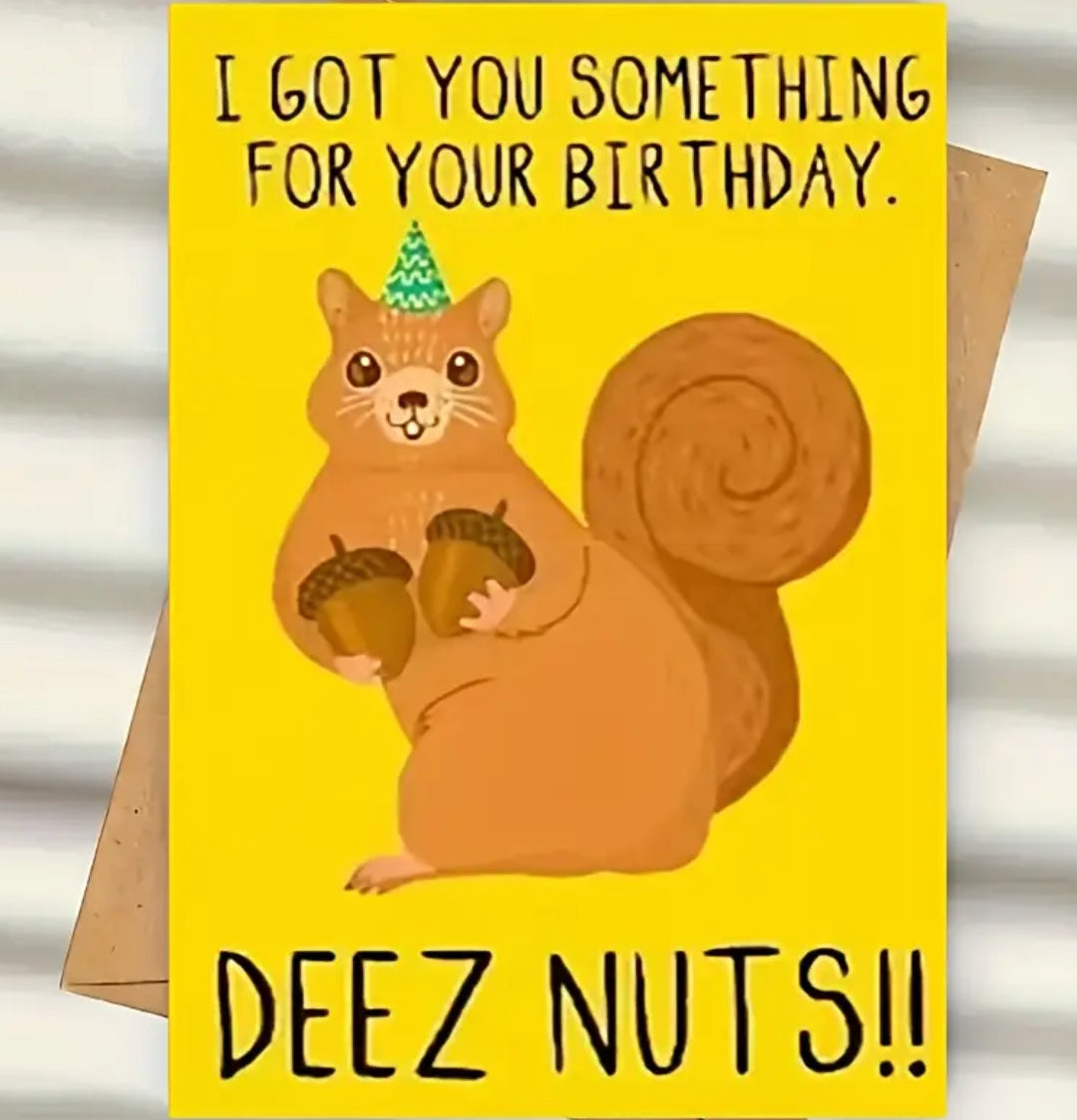Funny Happy Birthday Card Great Gift