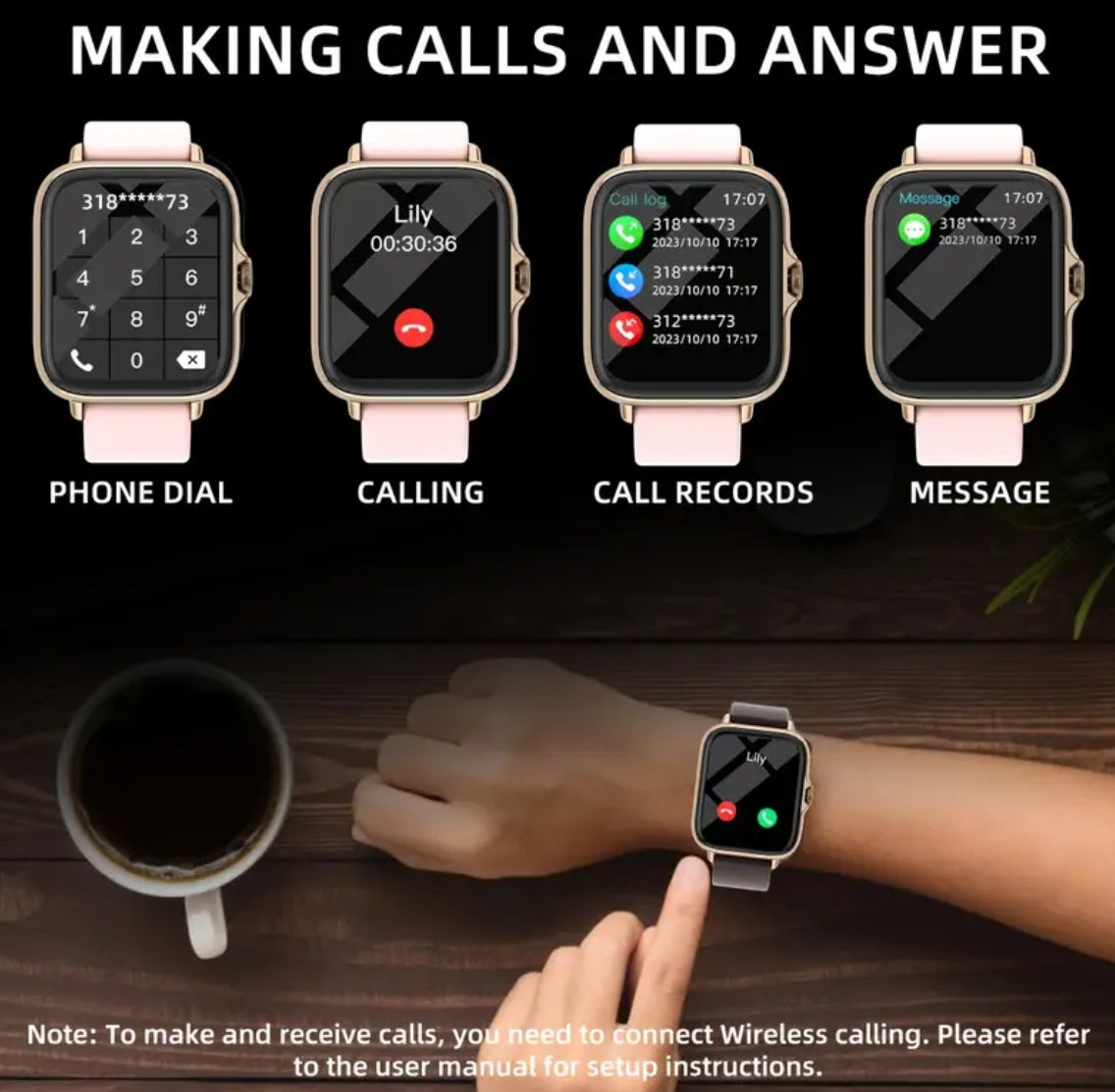 1.83 Inch Full Touch Display Waterproof Smartwatch