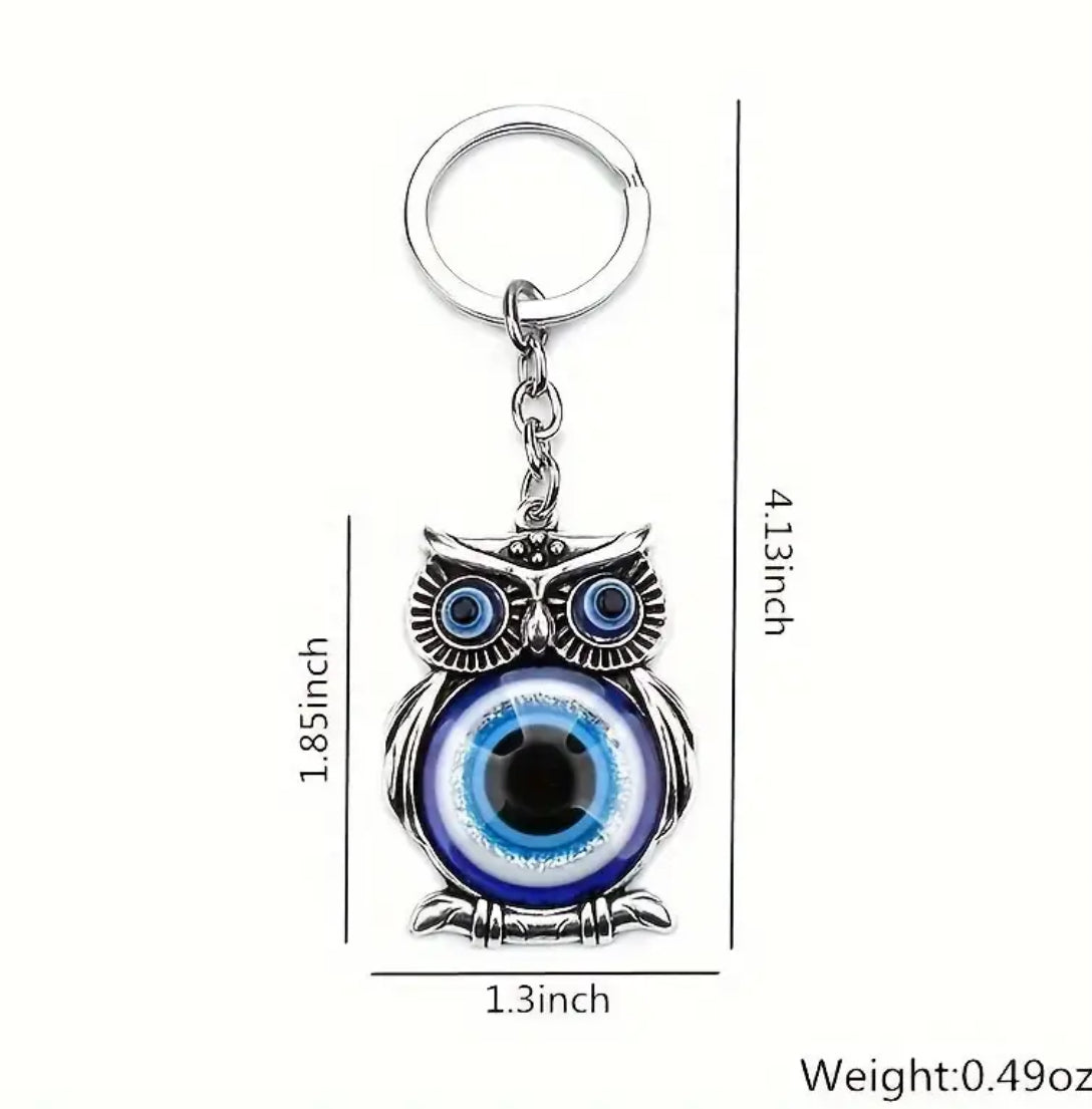 Vintage Alloy Owl Keychain Fashion accessories