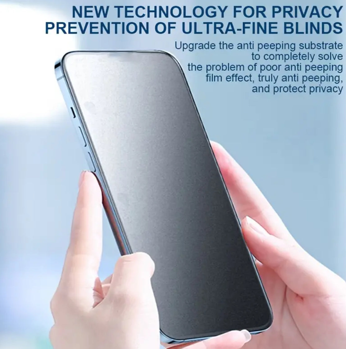 2 Pack Privacy Plus Matte Tempered Glass for iPhone 16 Pro Max