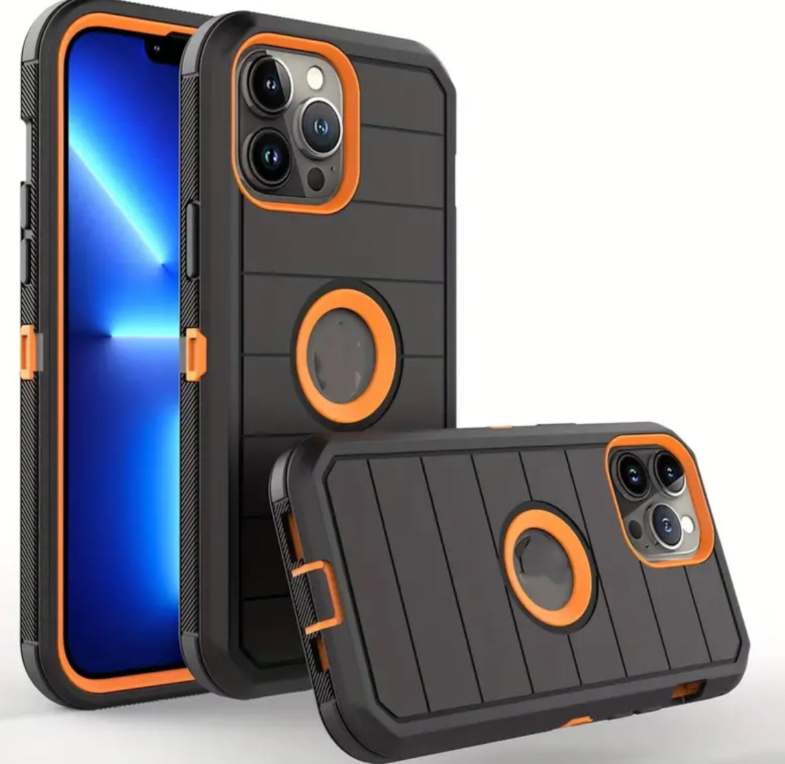 Heavy Duty Anti Fall iPhone Mobile Phone Case 3 in 1 iPhone Phone Case 16 Pro Max