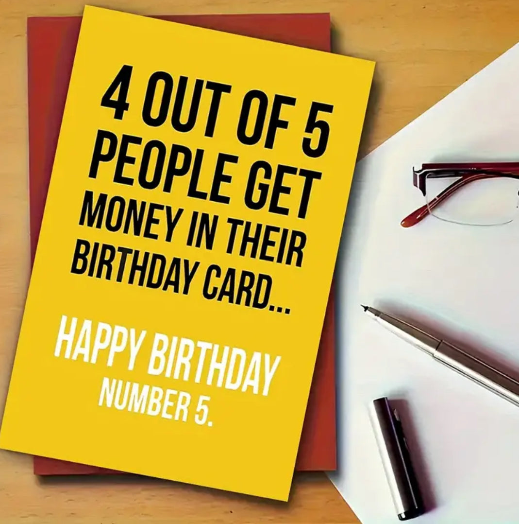 Funny Birthday Card Prank Great Gift