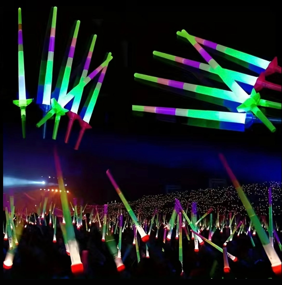 1 pc multicolor Glowing Flashing Light Stick