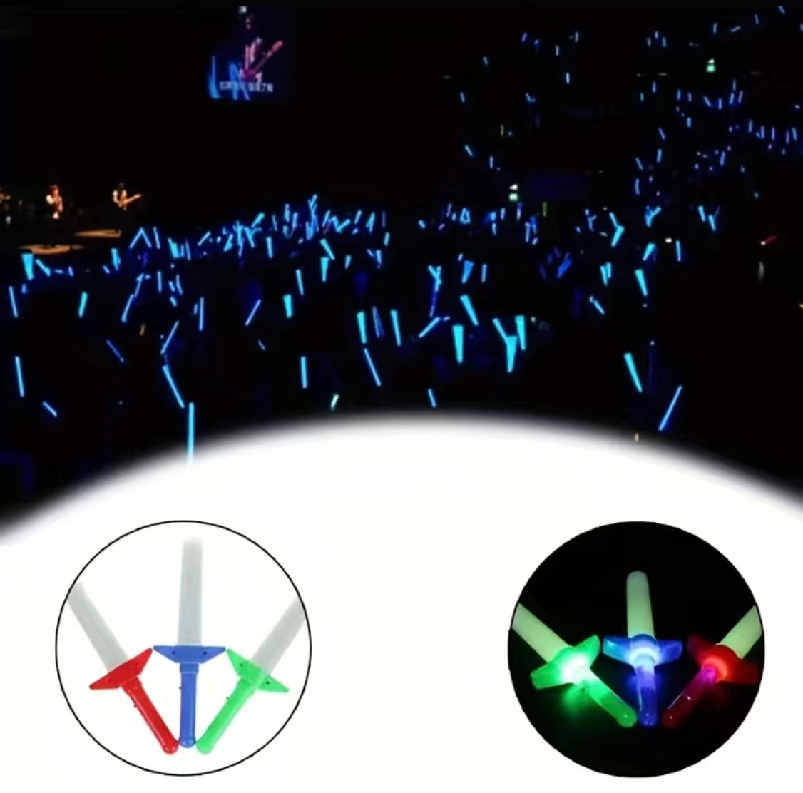 1 pc multicolor Glowing Flashing Light Stick