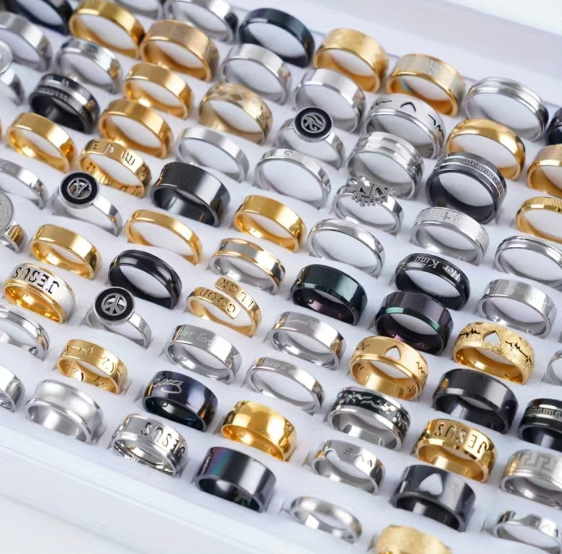 Mystery Ring Jewelry Box (5Rings) Random Rings and Sizes