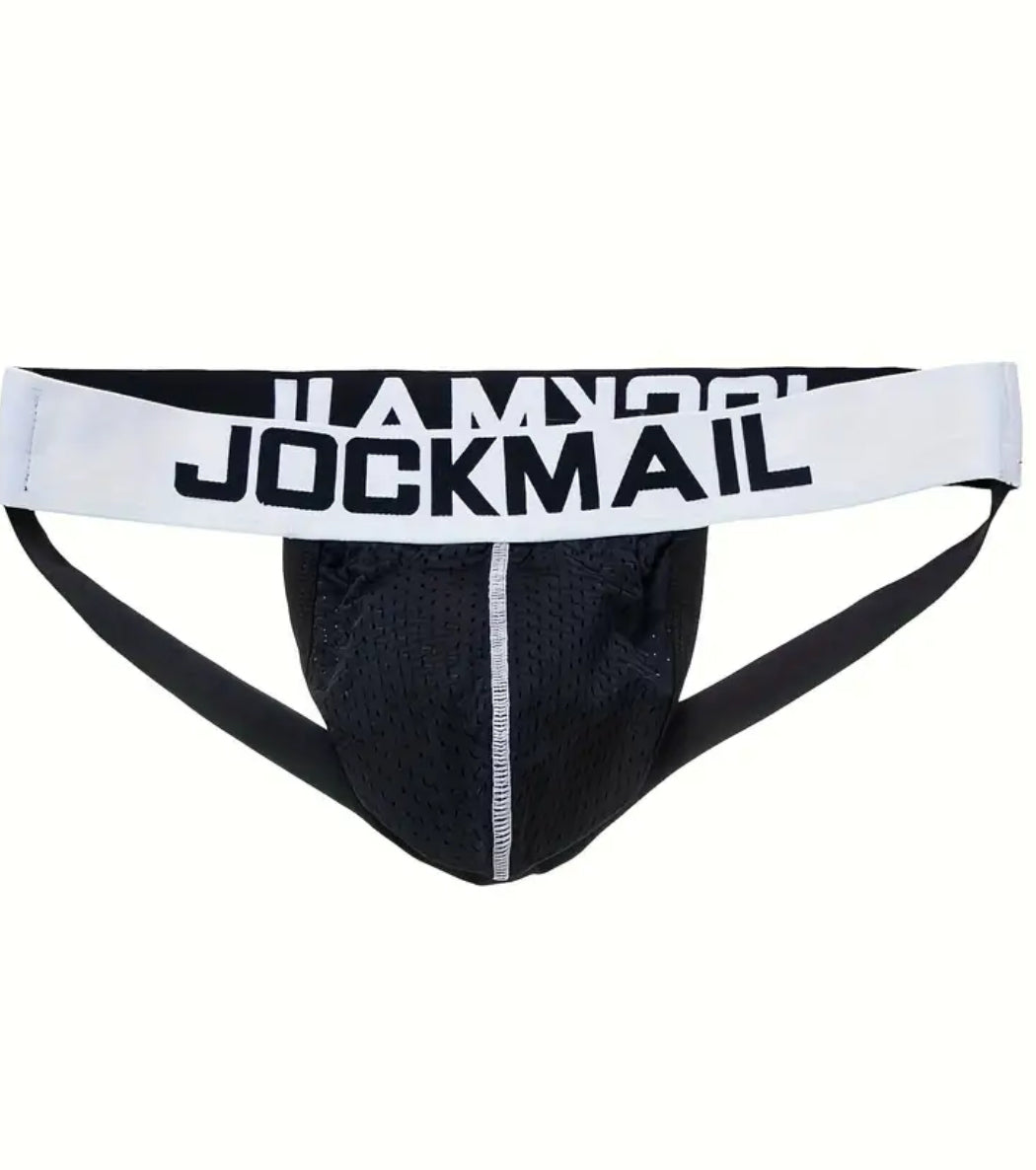 JOCKMAIL Men’s Low Rise Breathable Mesh Underwear stretchy jockstrap