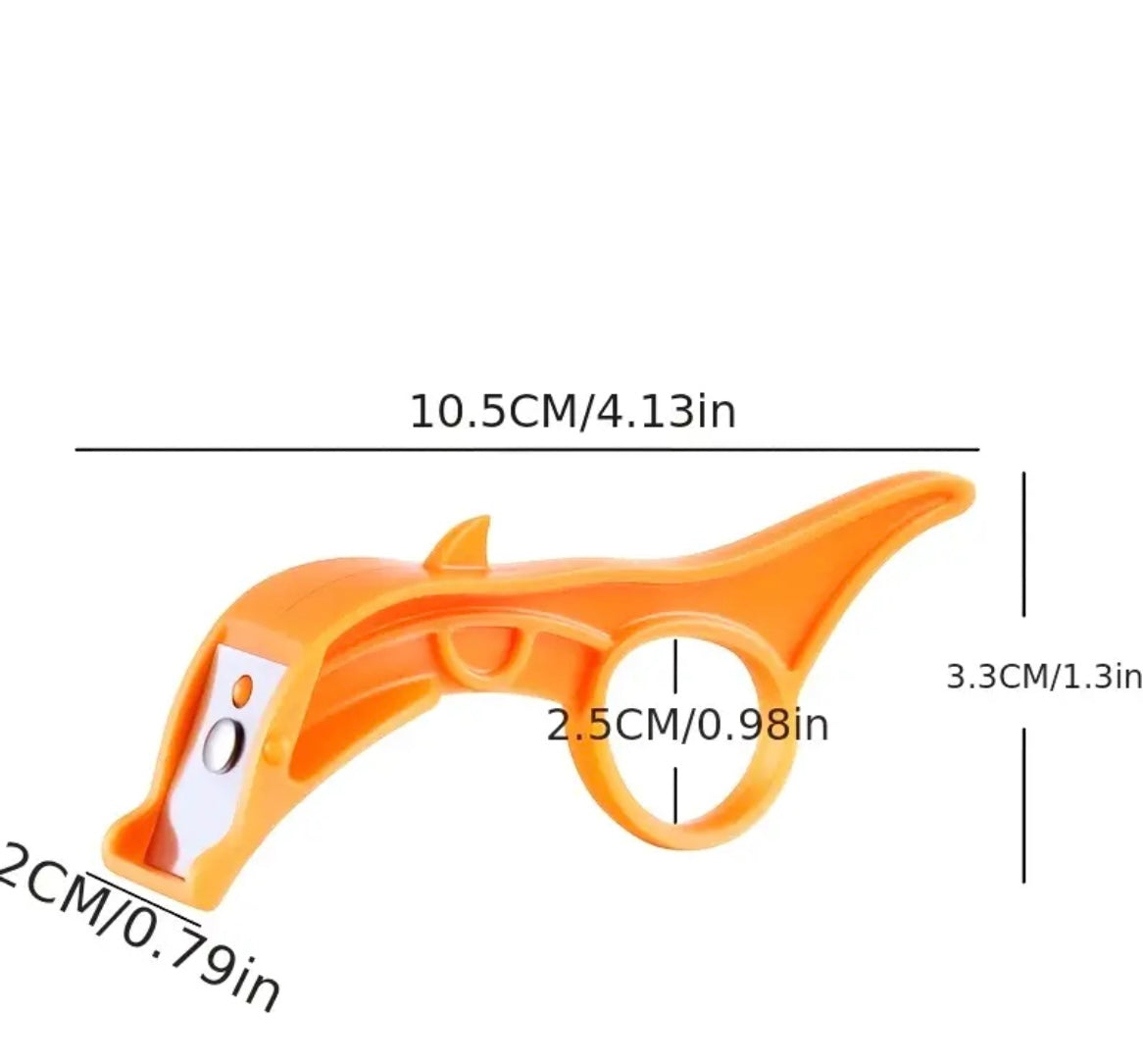 1 pc Multi Use Fruit Peeler Veggie Peeler Multifunctional Peeler With Ring Handle