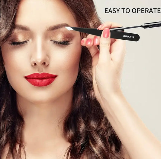 1 pc Professional Stainless Steel Hypoallergenic Tweezer Set