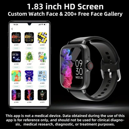 1.83 Inch Full Touch Display Waterproof Smartwatch
