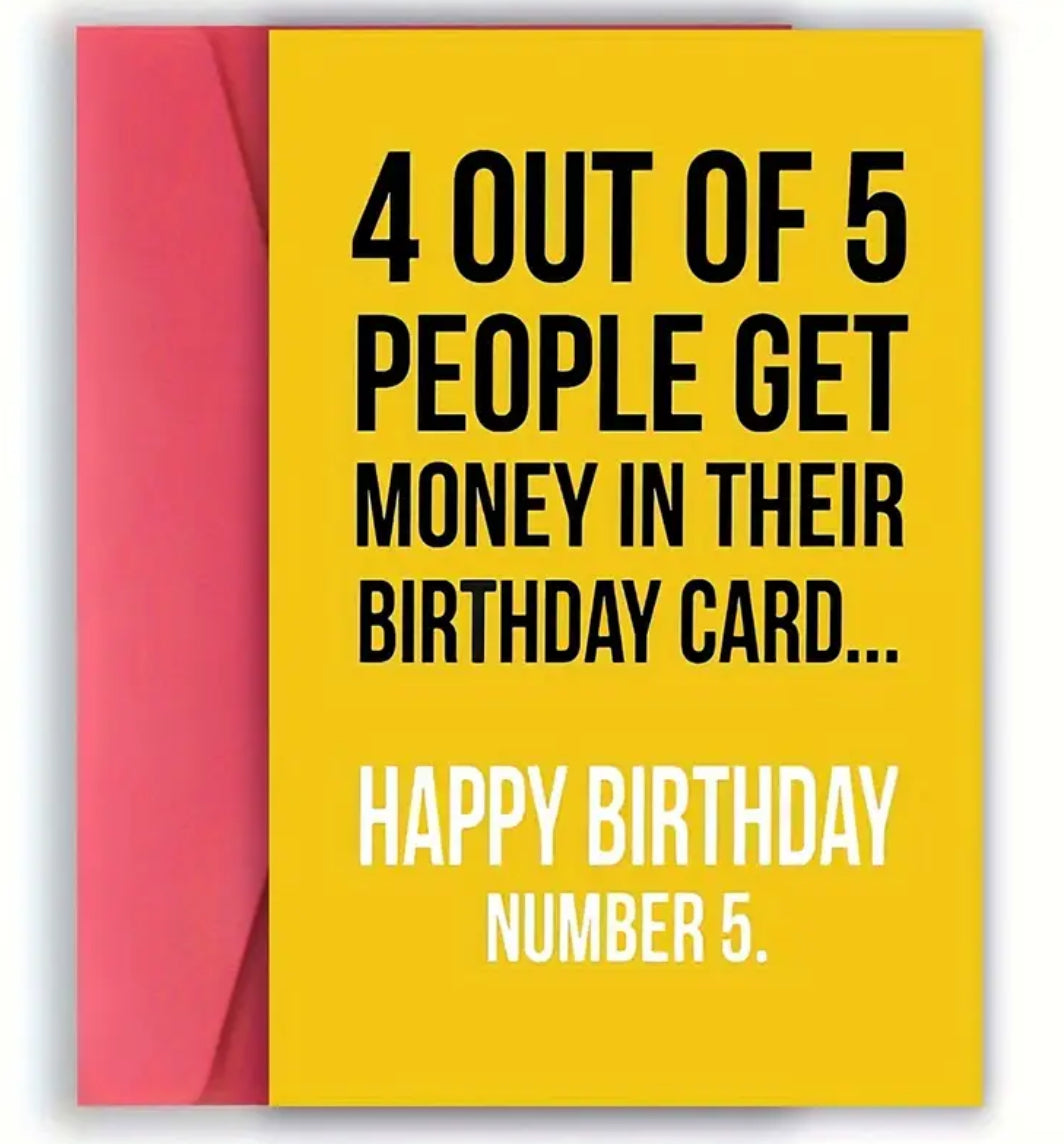 Funny Birthday Card Prank Great Gift