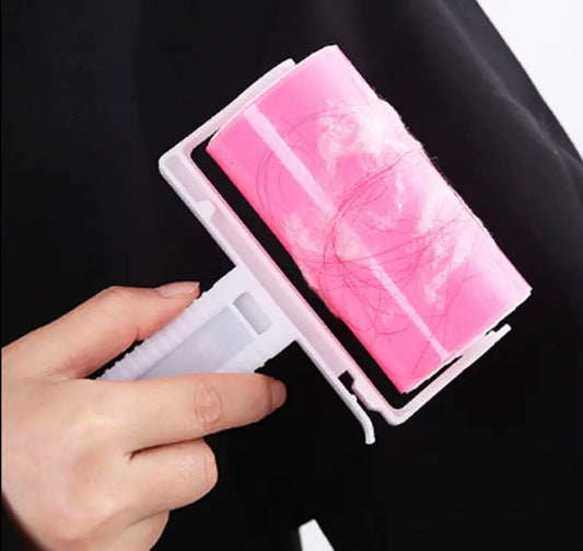 1 pc Pink Washable Lint Roller Reusable