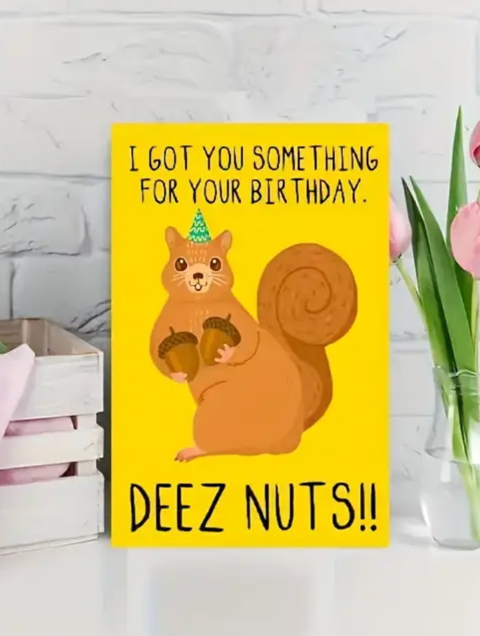 Funny Happy Birthday Card Great Gift
