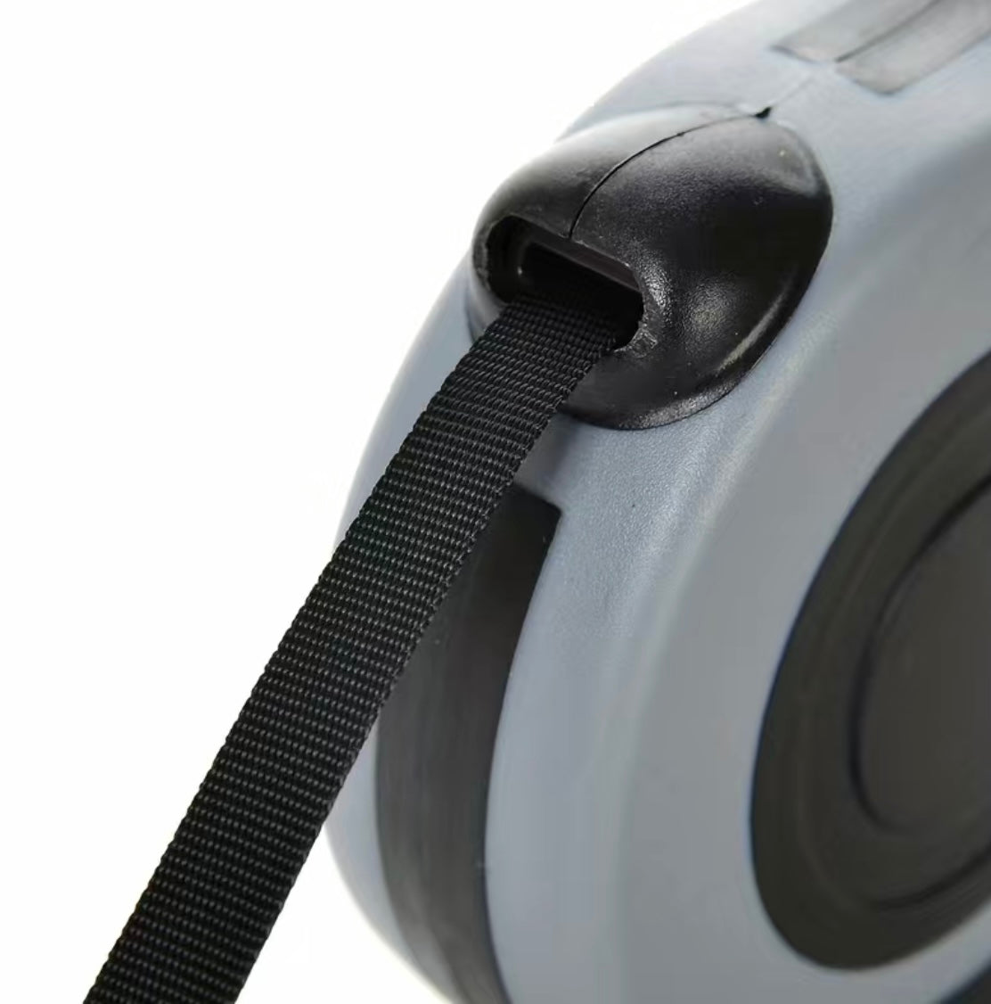 Gray Double Switch Pet Retractable Leash