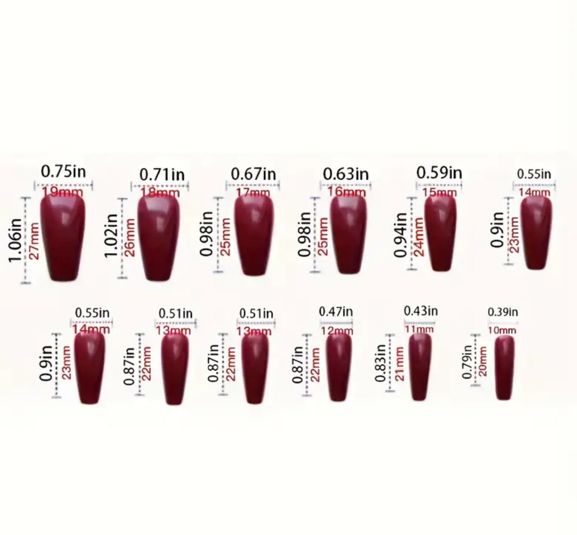 30pcs Monina Press on Nails Whimsical Mushroom & Floral Design Glossy Neon Blue and Pink