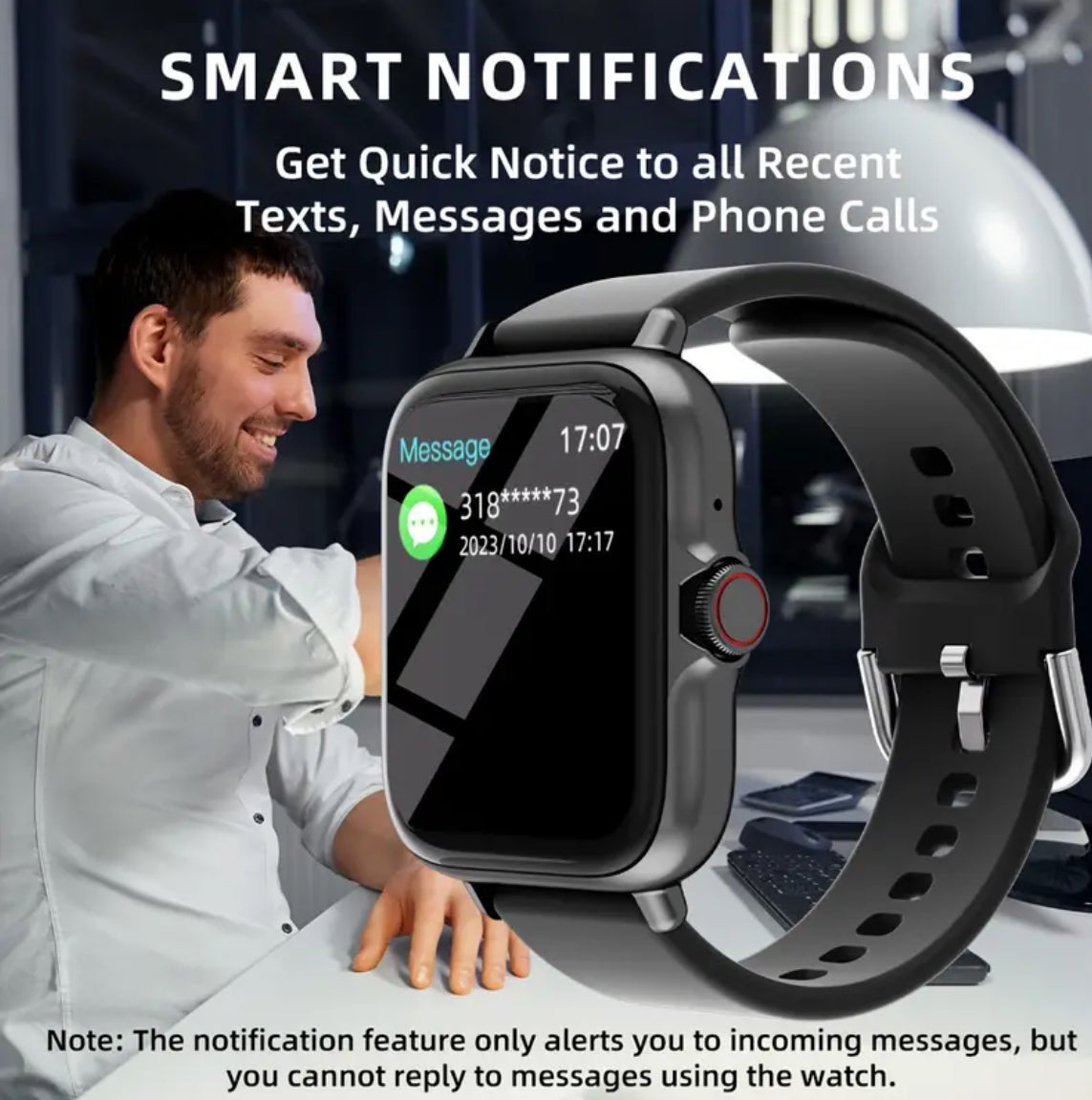 1.83 Inch Full Touch Display Waterproof Smartwatch