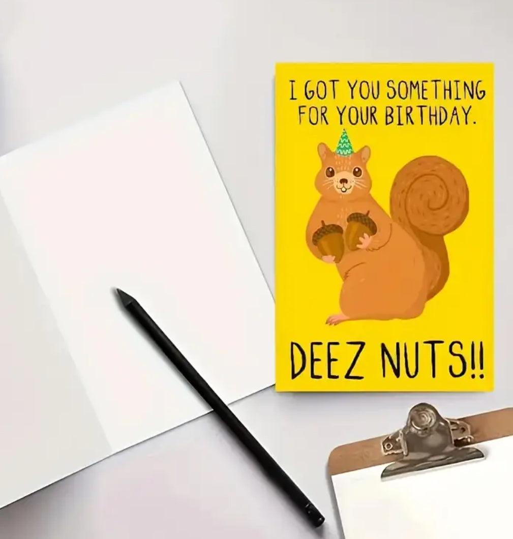Funny Happy Birthday Card Great Gift