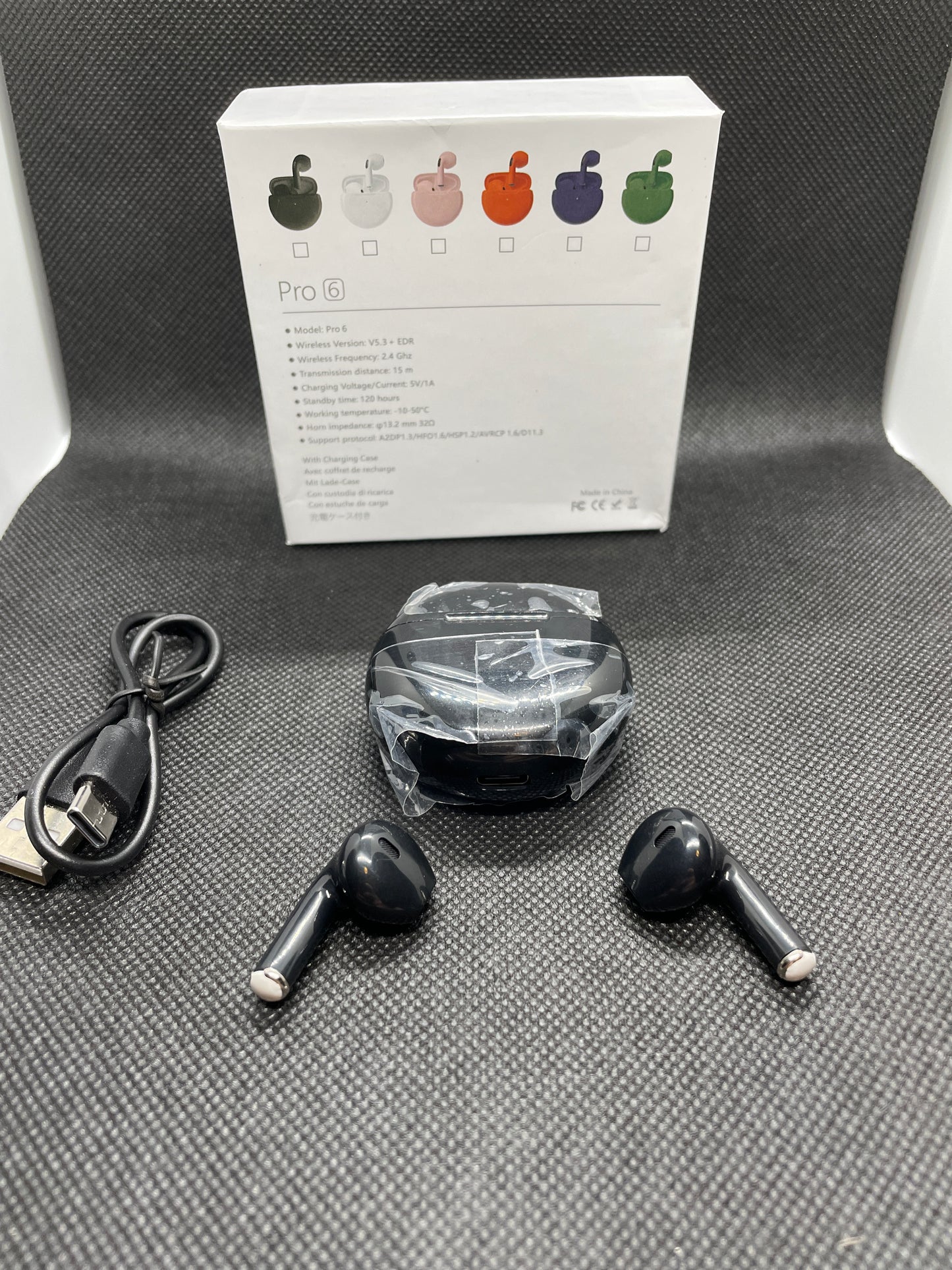 Pro 6 Bluetooth headphones TWS