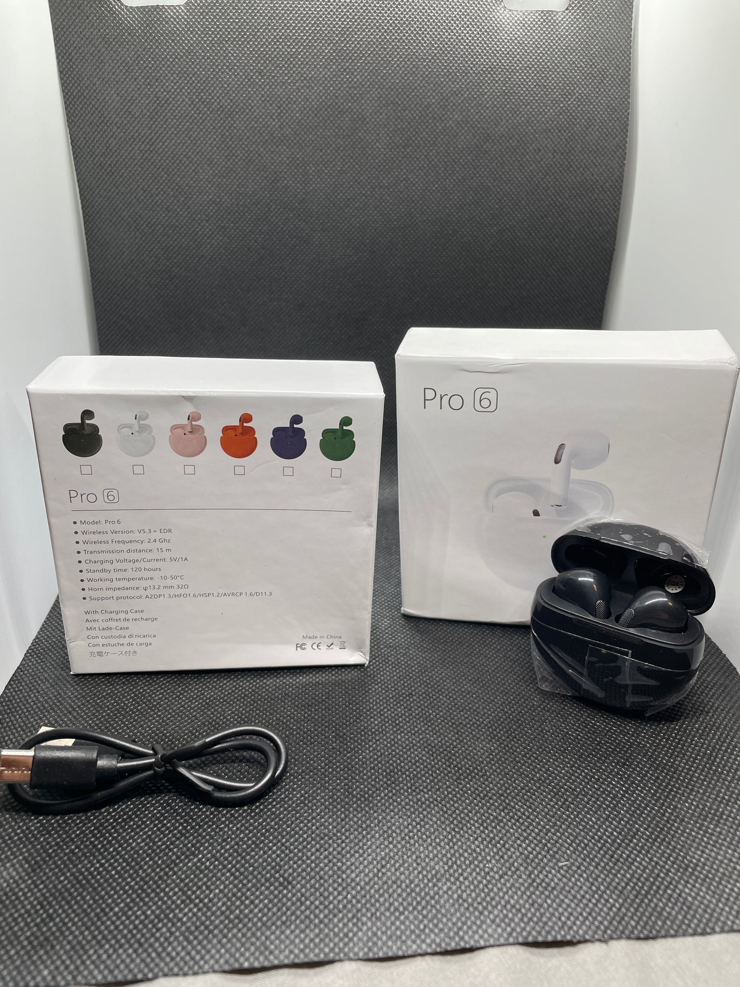 Pro 6 Bluetooth headphones TWS